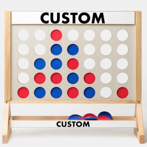 Personalized custom Giant Fast Four front view.