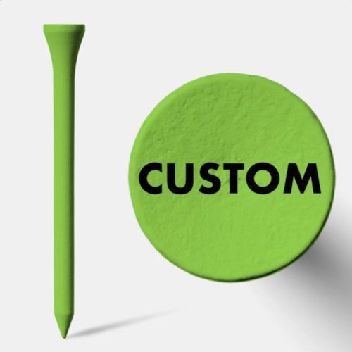 Personalized custom Golf Tees - top head of GREEN tee, set of 25 Personalized custom Golf Tees - top head of GREEN tee, set of 25.