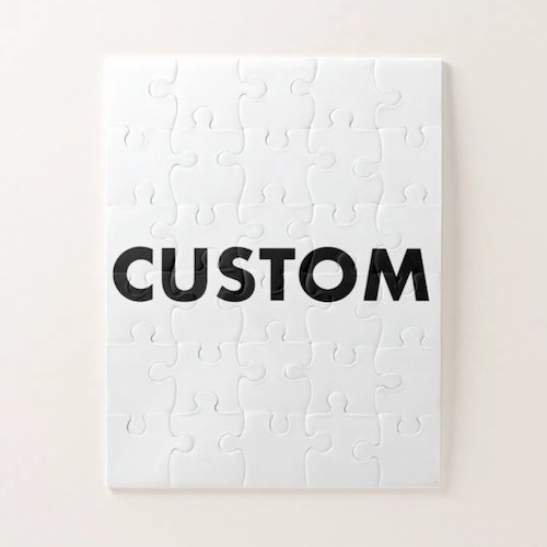 Personalized custom Jigsaw Puzzle 30 Piece 14" x 11" Portrait orientation Personalized custom Jigsaw Puzzle 30 Piece 14" x 11" Portrait orientation.