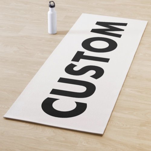 Personalized custom Yoga Mat.