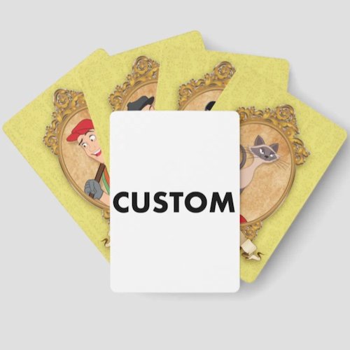 Personalized custom OLD MAID classic card game for kids.