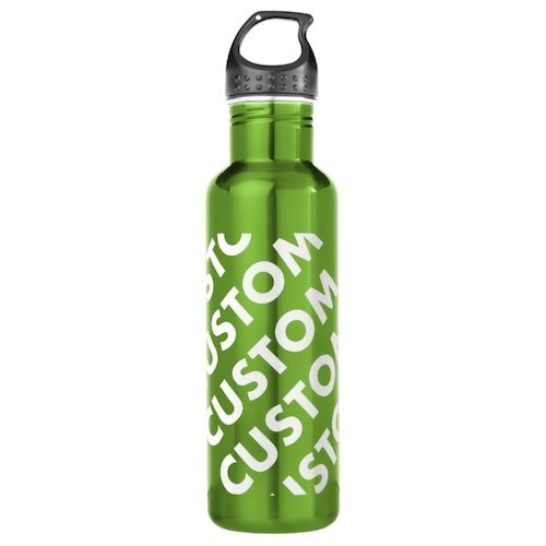 APPLE GREEN Custom Stainless Steel Water Bottle 24oz. APPLE GREEN Custom Stainless Steel Water Bottle 24oz.