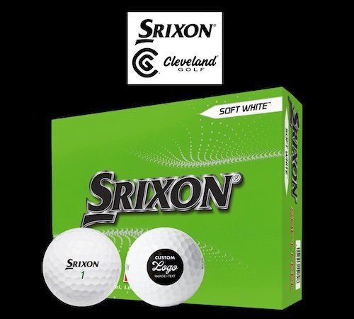 Custom golf balls Srixon Soft Feel logo golf balls.