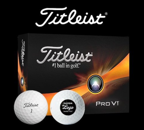 Custom golf balls Titleist Pro V1 logo golf balls.