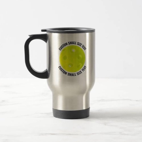 Small Size Text Stainless Steel Personalized Pickleball Travel Mug Small Size Text Stainless Steel Personalized Pickleball Travel Mug.