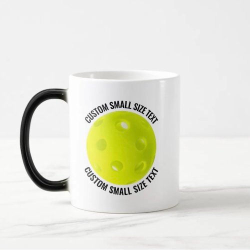 Small Text 11oz Magic Heat Changing Personalised Pickleball Mug Small Text 11oz Magic Heat Changing Personalised Pickleball Mug.